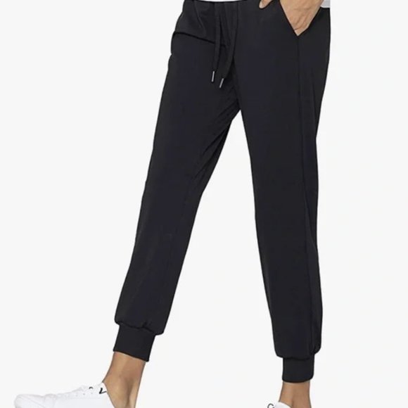 AJISAI Jogger Pants Stretch Waist With Drawstring & Pockets szM - Picture 3 of 12